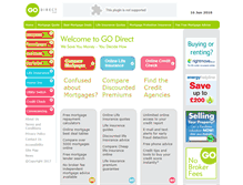 Tablet Screenshot of godirect.co.uk